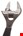 Bahco verstelbare moersleutel - 218 mm- brede opening/dunne bek 4.5 dik - 9031-T