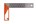 Ivana 56684 schrijfhaak 25cm met RVS liniaal 