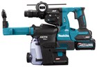 Makita accu combihamer - HR004GM202 - SDS-Plus - 40V Max - 2x4.0 Ah accu en lader - in Mbox met stofafzuigunit