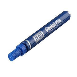 Pentel merkstift - pen afgeschuind - N60C - blauw - Q631353