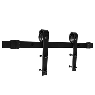 Ivana 53930 Retro schuifdeurbeslag 20-1 zwart - lengte 150cm 