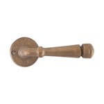 Dauby deurkruk met rozet - Pure PH1830 / 50 - ruw brons  