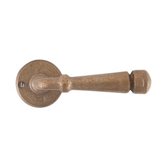Dauby deurkruk met rozet - Pure PH1830 / 50 - ruw brons  