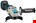 Makita haakse accu slijpmachine - DGA521ZX1 - 18V - 125mm - X-LOCK - excl. accu en lader - in doos