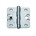 BSW veiligheids kogellagerscharnier - V-RD-BB 803 GV - 89x89x3 mm - gegalvaniseerd afgerond
