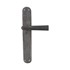 Dauby deurkruk op schild - Pure PH1925+ / P40 - ruw metaal - blind