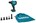 Makita DAS180Z blaas- en zuigmachine 18V - Exclusief Accu en Lader