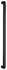 Formani DR500PS ECLIPSE greep PVD mat zwart