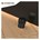 Intersteel deurstop - vloermontage - Ø 30x40 mm - mat zwart