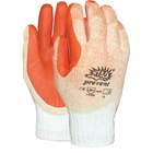 Werkhandschoenen - dik - latex-grip - oranje/rood