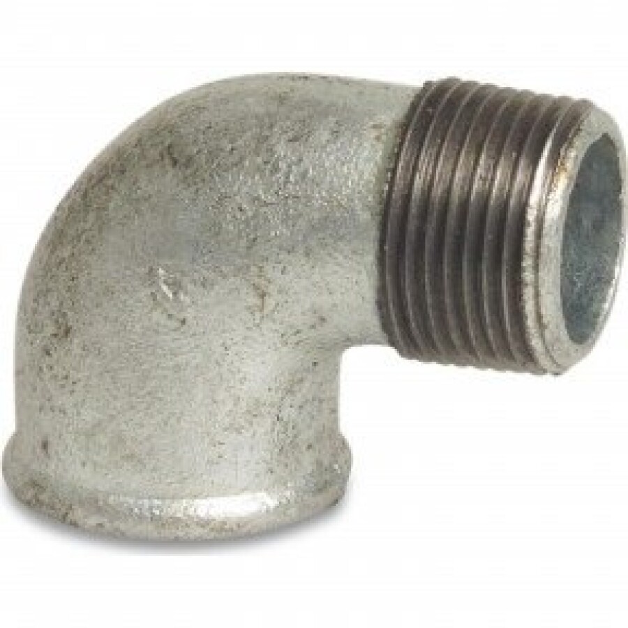 Knie 90° - Fig.92 - Staal verzinkt - buiten/binnen - 3/4"