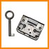 JuNie meubelslot opleg - 704 - 40 mm