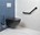 SecuCare hoek wandbeugel 45°- 280x595mm - aluminium - zwart - inkortbaar