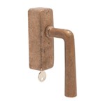 Dauby raamkruk - Pure PH1925+ / DKS - ruw brons - afsluitbaar