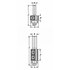 JSO-TR keermeskantenfrees - 19 mm - HW 8 - recht - 30 mm snijlengte - 22223-5-19030