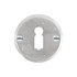 Dauby sleutelrozet - Pure 50R - mat wit brons - 50 mm