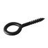 Homefix schroefoog  [3st] - HCP-coating - zwart - 40x16mm