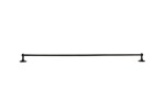 Dauby houder + 2 eindsteunen - Pure Plus - verouderd ijzer zwart - 1000 mm