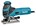 Makita decoupeerzaag 230V - 4351FCTJ - 720W - T-model - in Mbox