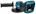 Makita haakse accu slijpmachine - GA008GM201 - 40V Max - 125mm - 2x4.0 Ah accu en lader- met vastzetschakelaar - in Mbox