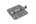 DX Glijlagerscharnier ronde hoeken 89x89x3 mm - verzinkt