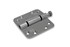 DX Glijlagerscharnier ronde hoeken 89x89x3 mm - verzinkt