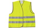 Sacobel verkeersvest - geel - 2 horizontale strepen - maat XL