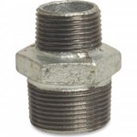 Zeskant Verloopnippel - Fig.245 - Staal verzinkt - buiten/buiten - 1.1/2" x 3/4"
