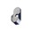 Manart kastroededrager - 717 - zamac  - 49x18 mm met pennen