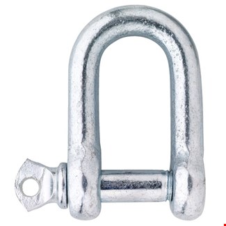 d-sluiting galv 1/2in 12 mm
