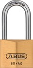 ABUS cilinder hangslot - 85/40HB40 - hoge beugel 40 mm - gelijksluitend op nr. KA0709