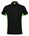 Tricorp Workwear 202002 Bi-Color unisex poloshirt Zwart Limegroen 5XL
