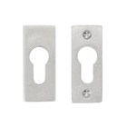 Dauby veiligheidsrozet - Pure - mat wit brons - 30x68 mm - rechthoekig