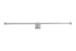 Dauby toiletrolhouder dubbel - Pure Plus Square - mat wit brons - 700 mm