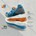 Puma werkschoenen Airtwist S3 laag zwart/rood maat 41