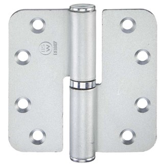 BSW projectpaumelle - afgerond 89x89x3 mm - BB 807 GV f1 rd - draairichting 1