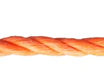 Ivana geslagen koord 3-strengs - oranje - dikte 4 mm - haspel à 100 m - 50836