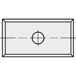 JSO-TR keermessen [10x] HW - 12x12x1.5 mm - 4-zijdig geslepen - 72020-6-01200