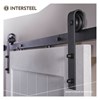 Intersteel schuifdeursysteem - Basic - mat zwart - 2 meter