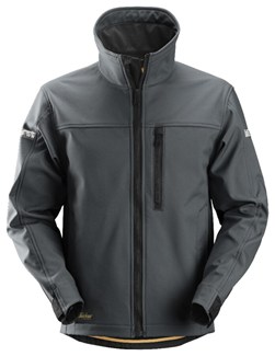 Snickers Workwear 1200 Softshell werkjas staalgrijs/zwart - maat 3XL