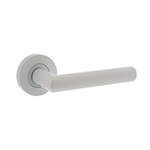 Intersteel deurkruk op rond rozet - Bastian - Ø 52x10 mm - wit