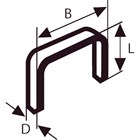 Bosch nieten - met fijne draad - type 53