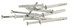 Ivana speedpluggen - doorsteekmontage - nylon/verzinkt - 6 x 55 mm