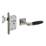 Intersteel Deurbeslag set Loopslot RVS met Deurkruk Ton Basic op rozet Mat nikkel