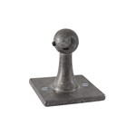 Dauby eindsteun - Pure Plus Square - ruw metaal - links