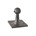 Dauby eindsteun - Pure Plus Square - ruw metaal - links