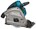 Makita accu invalcirkelzaag - SP001GZ04 - 40V Max - 165mm - excl. accu en lader - AWS zender en geleiderail met tas - in Mbox