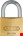 ABUS cilinder hangslot 65/50 - 50mm - gelijksluitend op nr. KA0507
