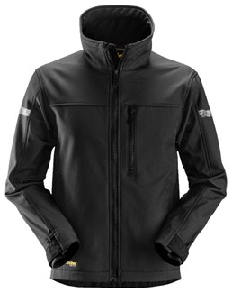 Snickers Workwear Softshell jack - AllroundWork - 1200 - zwart - maat S