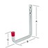HANG ERAAN ophang-/wandhaak - 8502 - staal verzinkt- 302x250x91mm